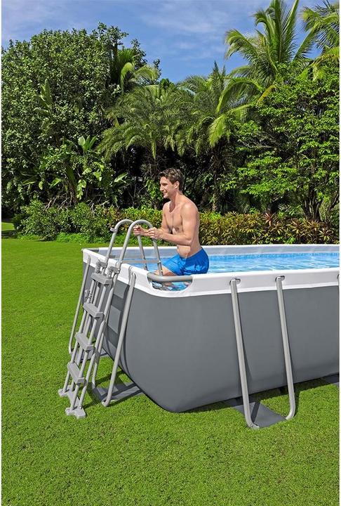 Produktbild Bestway Steel Pro MAX Frame Pool Komplet t-Set mit Filterpumpe 488 x 244 x 122 cm (488 x 244 x 122 cm)