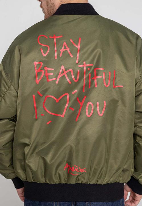 Immagine prodotto Bombers Original Bomberjacke Stay Beautiful M Bomberjacke (XS)