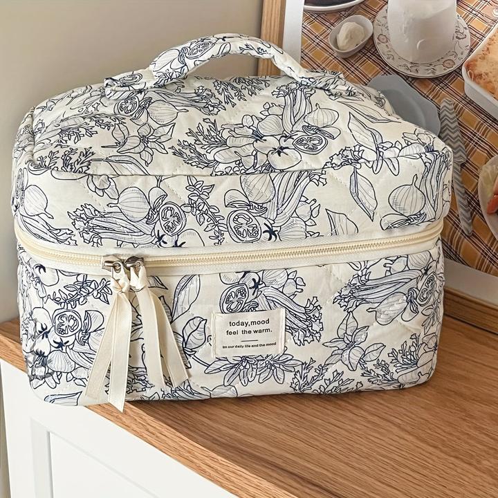 Immagine prodotto Only-Bags.Store Borse per il trucco con stampa di frutta e verdura Borsa per la conservazione degli articoli da