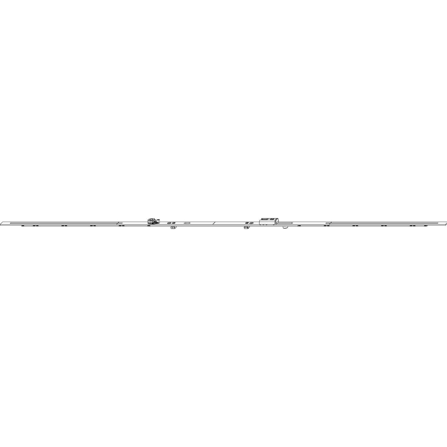 Thumbnail - Maco, Türbeschlag + Scharnier, MM Stulpflügelgetriebe variabel iS Beschlagsnut FFH 901-1350 mm silber