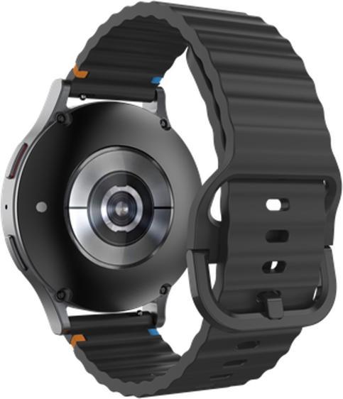 Actual product image Just in Case ActiveFlex Strap - Galaxy Watch 20mm - Black (20 mm, Silicone)