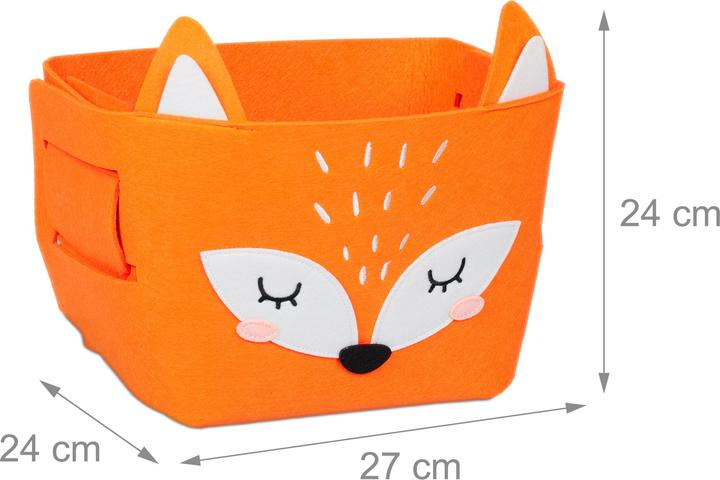 Actual product image Relaxdays Storage basket (1 x, 27 x 18 x 24 cm)