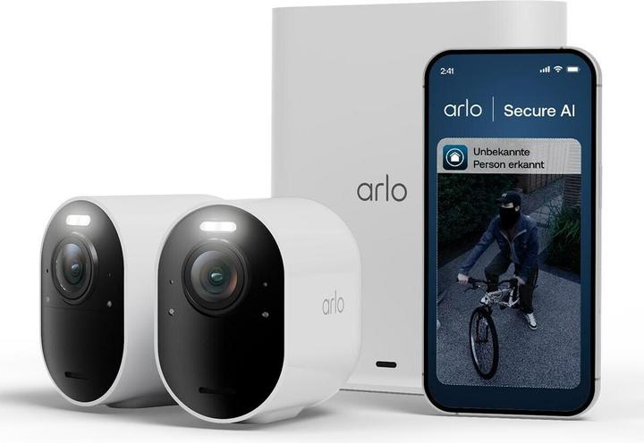 Image du produit Arlo ULTRA 3 SPOTLIGHT CAMRA 2-PACK, ULTRA 3 (3840 x 2160 pixels)