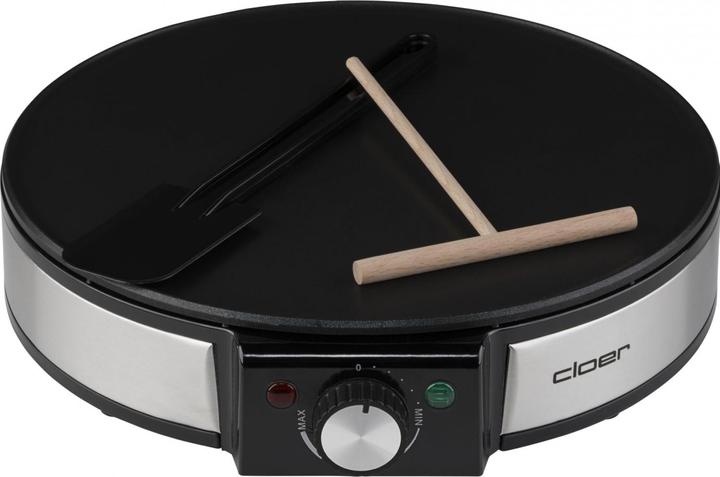 Image du produit Cloer 6630 Crêpière 2 crêpe(s), acier inoxydable