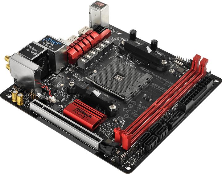 Actual product image AsRock AB350 Gaming ITX/ac (AM4, AMD B350, Mini-ITX)
