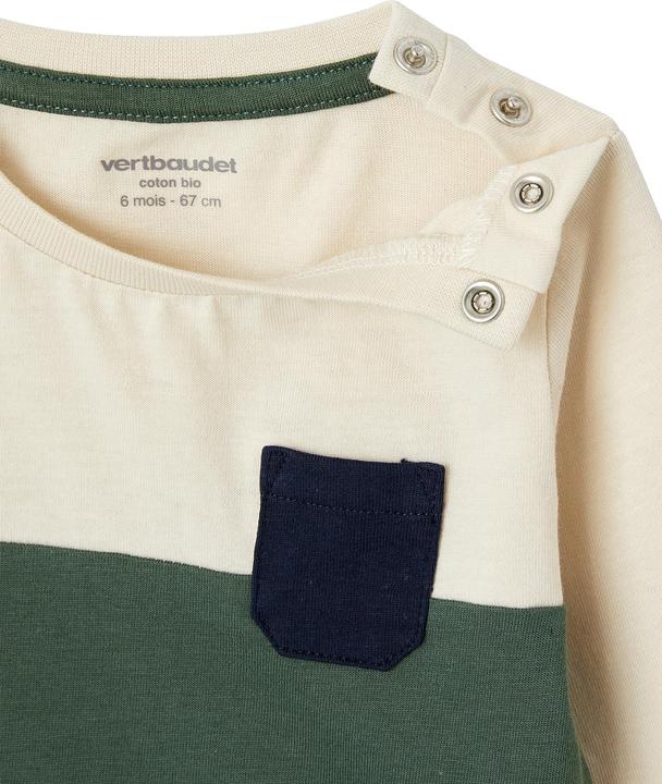Immagine prodotto Vertbaudet Baby Colorblock-Shirt aus Bio-Baumwolle (74)