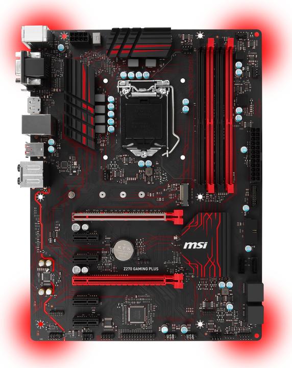 Produktbild MSI Z270 Gaming Plus (LGA 1151, Intel Z270, ATX)