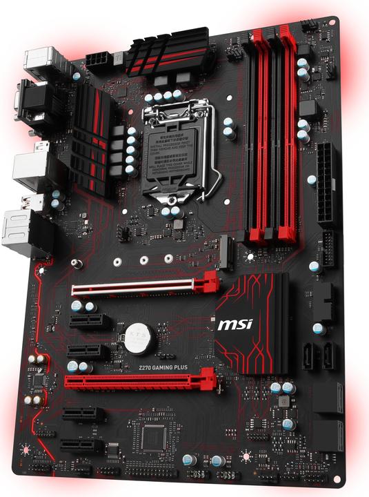Produktbild MSI Z270 Gaming Plus (LGA 1151, Intel Z270, ATX)