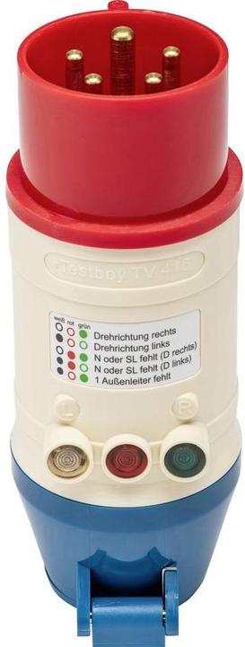 Actual product image Testboy TV 416 Socket tester (CAT III 300V)