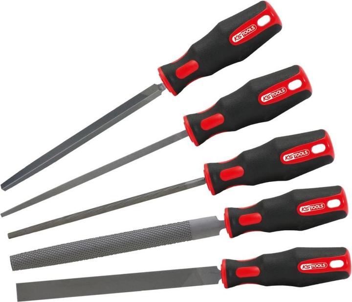 Produktbild KS Tools Werkstattfeilen-Satz. 5-tlg. 140.3000 (Hieb 2, 200 mm)