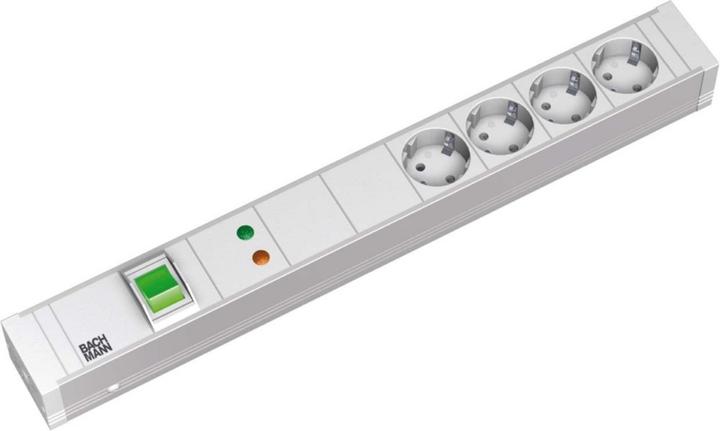 Produktbild Bachmann Power Distribution Unit Aluminium (4 x, CEE 7/3, 2 m)