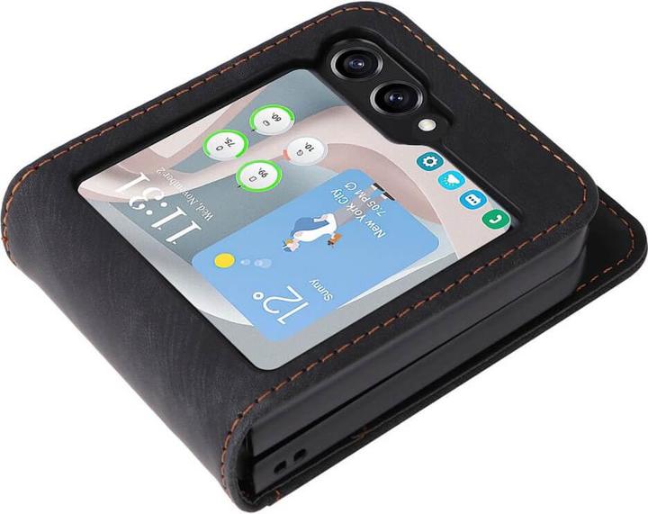 Produktbild Cover-Discount Galaxy Z Flip6 - Pratkische Hülle mit Kartenfächern (Samsung Galaxy Z Flip6)