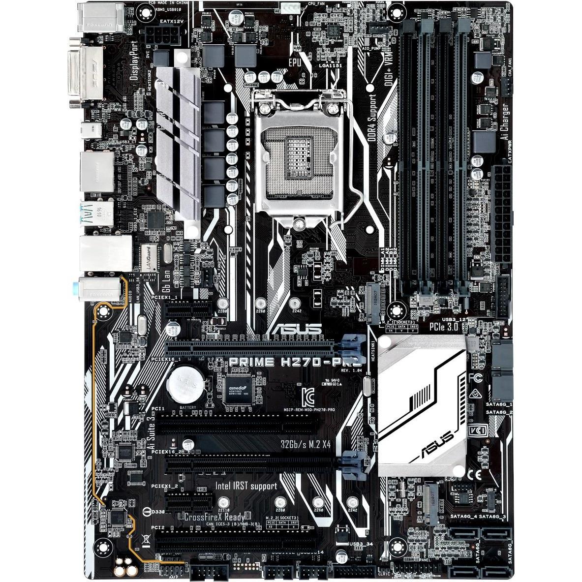 CPU intel core i7 7700 asus prime h270 pro ASUS Prime H270-Pro - kaufen bei Digitec