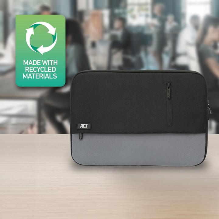 Actual product image ACT Urban laptop sleeve 15.6", black/grey (15.60", Universal)