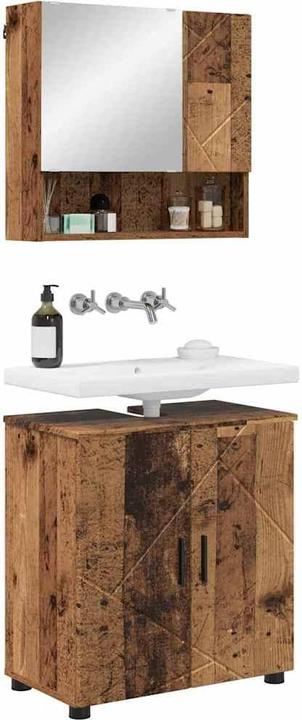 Actual product image vidaXL Badezimmer Schrank