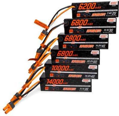 Produktbild AKKU Li-Po 2S 7.4V 6200mAh 120C G2 Smart Pro Basher IC5 (7.40 V, 6200 mAh)