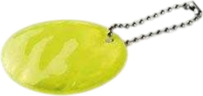 Actual product image MidOcean Grin Round Reflective Keyring