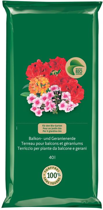 Immagine prodotto Migros-Bio Garden balcone e terriccio al geranio (40 l, Terriccio senza torba)