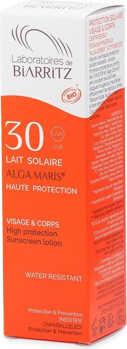 Actual product image Laboratoires de Biarritz Alga Maris (Suntan cream, SPF 30, 100 ml, 150 g)