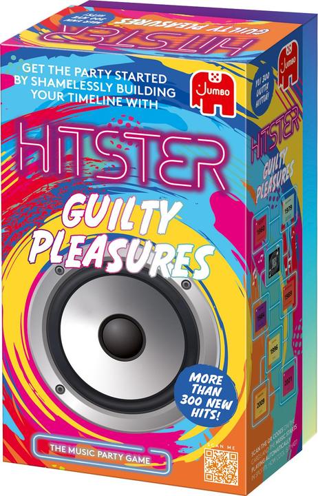Actual product image Jumbo Hitster Guilty Pleasures Nor (Danish, Finnish, Norwegian, Swedish, 2 - 10 Players)