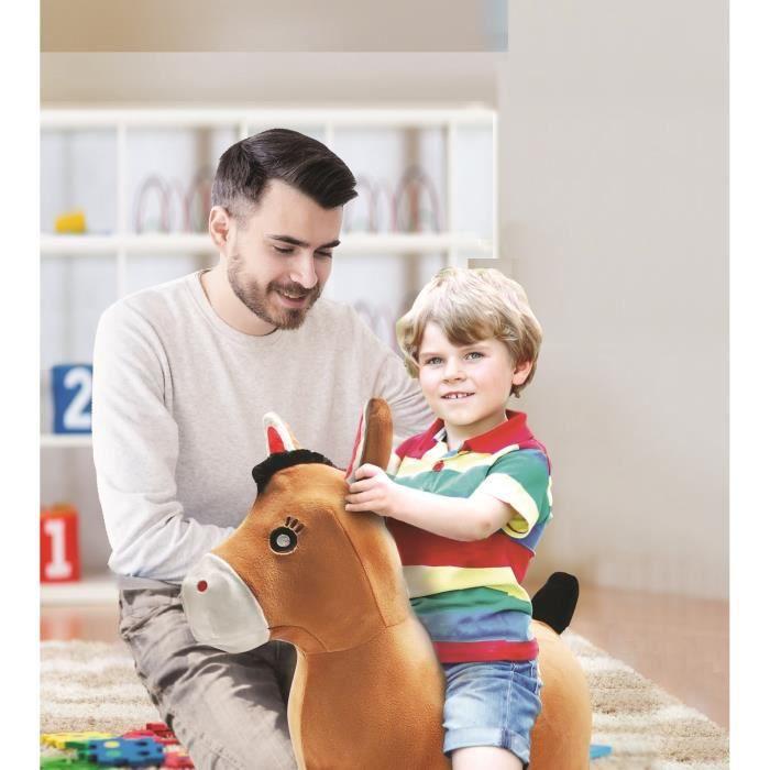 Productafbeelding Lexibook Opblaasbaar springend pluche paard (BGP050)