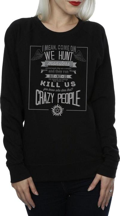 Produktbild Supernatural Crazy People Sweatshirt (S)