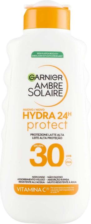 Produktbild Garnier Ambre Solaire Hydra 24h Protect Sunscreen Milk Spf30 175ml (Sonnenmilch, SPF 30, 175 ml)