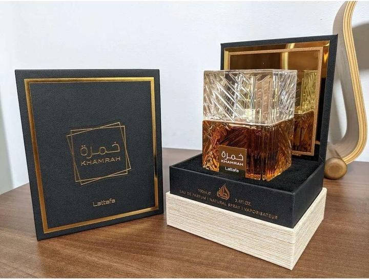 Actual product image Lattafa Khamrah Qahwa (Eau de parfum, 100 ml)
