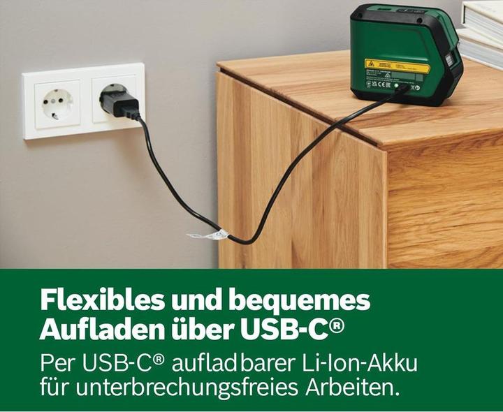 Produktbild Bosch Hausgeräte Kreuzlinien-Laser AdvancedLevel 2G Set 15 m, Reichweite (Kreuzlinienlaser)