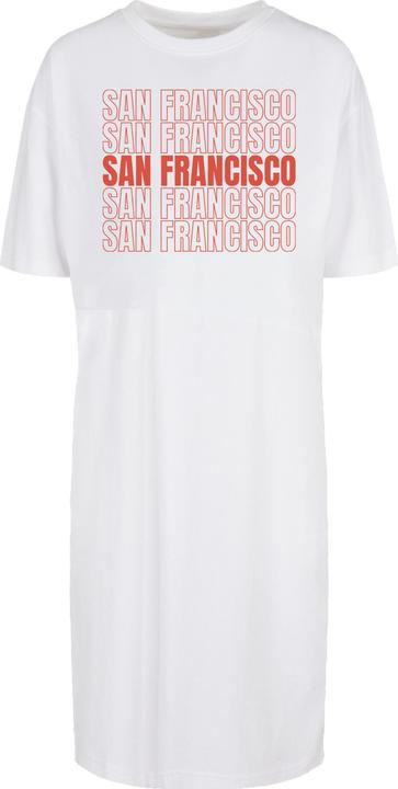 Image du produit Merchcode Ladies San Francisco Organic Oversized Slit Tee Dress - 118819 (S)