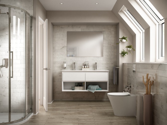 Immagine prodotto Ideal Standard Lavabo doppio per mobili Connect Air 1240mm E0273 E0273 (460 mm, 1240 mm)