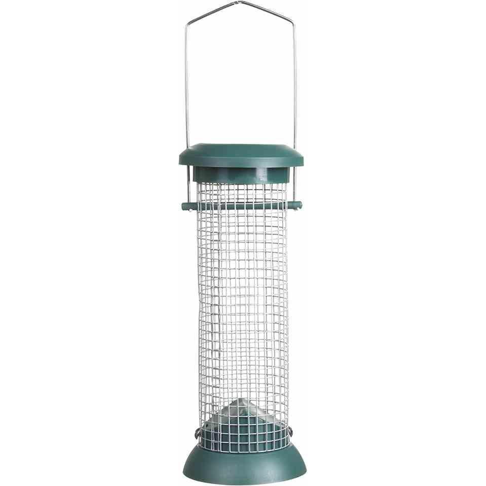 Siena Garden Futtersäule Premium Line Ø 9 x 24 cm grün, Vogelhaus