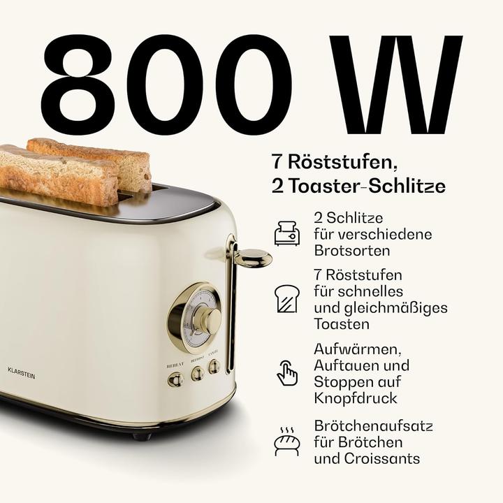Produktbild Klarstein Retro-Frühstücksset Victoria (1.70 l)