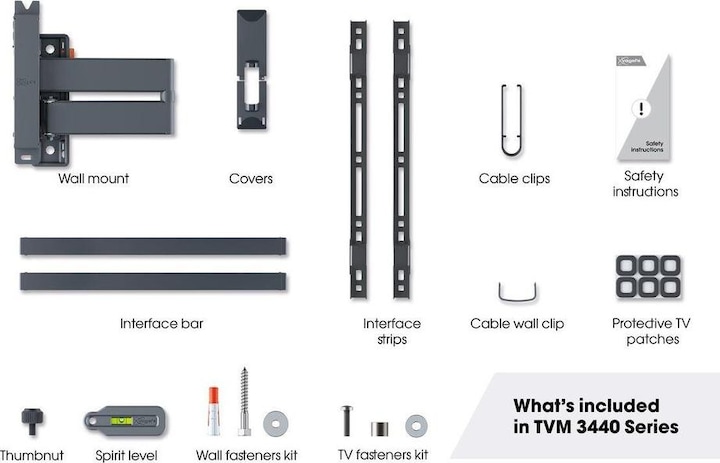 Produktbild Vogels TVM 3445 (Wand, 65", 25 kg)