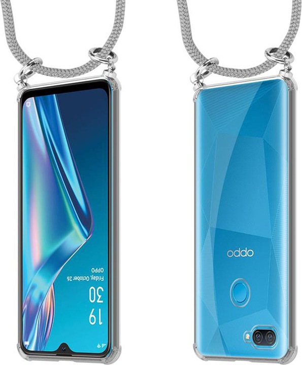 Produktbild Cadorabo TPU Handy Kette SILBER Cover