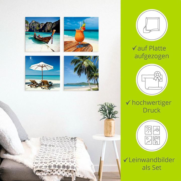 Immagine prodotto Artland Maya Bay cocktail di frutta spiaggia S6PH (30 x 30 cm)