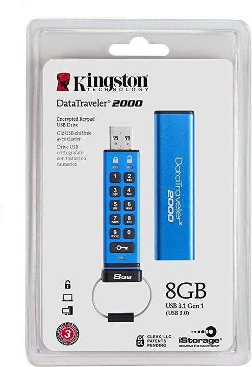Image du produit Kingston DataTraveler 2000 (8 Go)