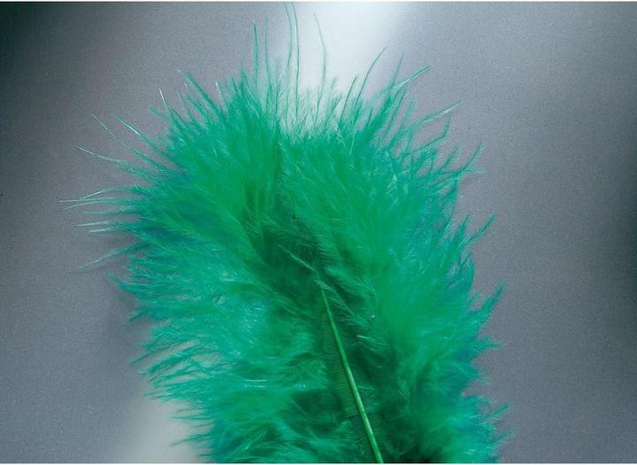 Actual product image Glorex Marabou feathers dark green
