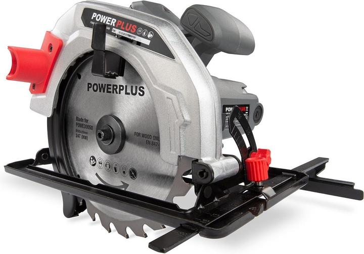 Actual product image Powerplus Hand-held circular saw 1200W Ø 185mm - 1 Acc.