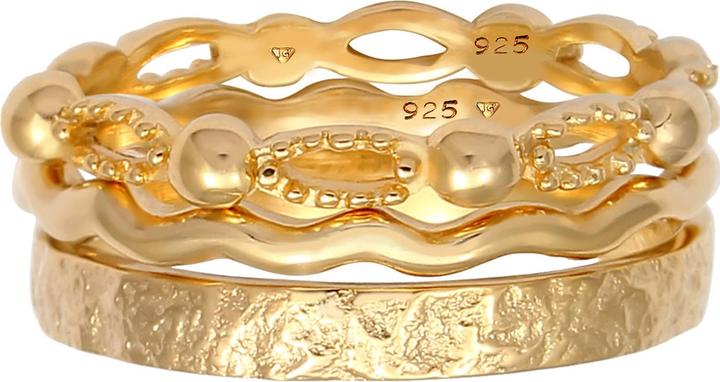 Produktbild Elli Bandring, Kugel, Ring Set, Wellen (58, 925 Silber)