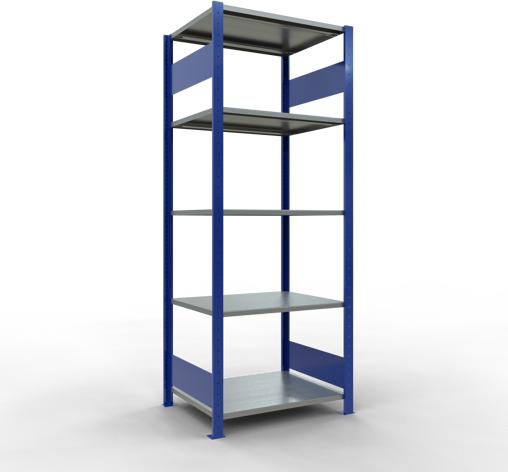 Immagine prodotto Schulte Lagertechnik Sistema di scaffalature di base senza viti MULTIplus150 con ripiani di lunghezza