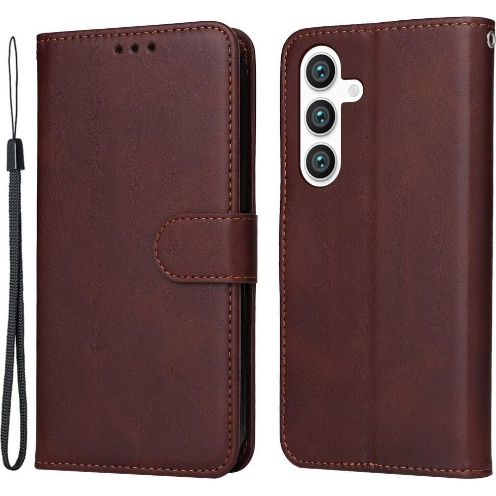 Thumbnail - Cover-Discount Premium Handyhülle Etui schwarz (Samsung Galaxy S24+), Smartphone Hülle, Schwarz
