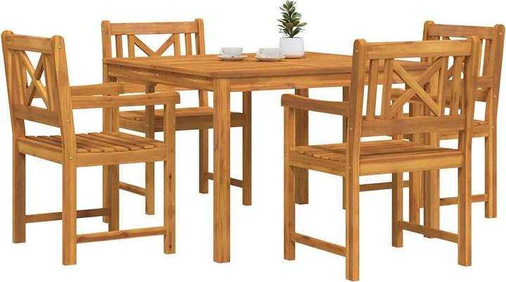 Produktbild vidaXL Garten Essgruppe (110 x 110 x 74 cm)