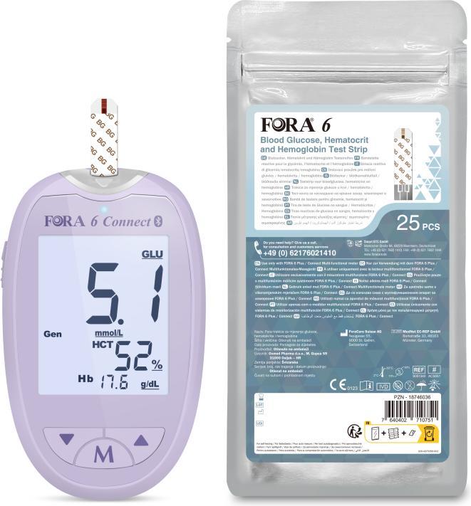 Produktbild Fora 6 Connect Bluetooth Purple Komplettset