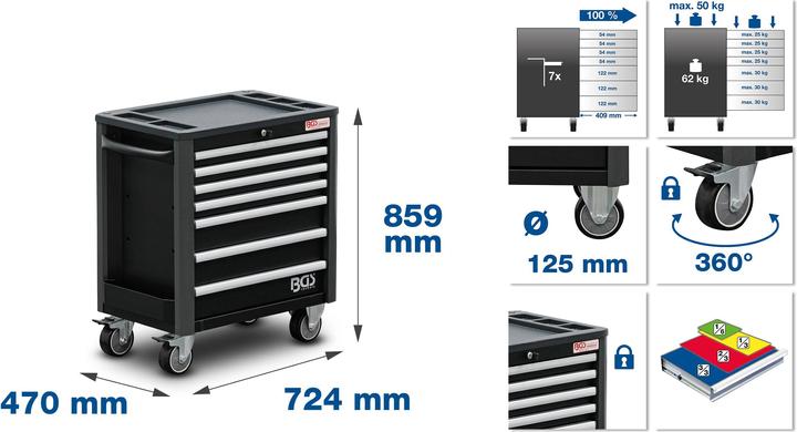 Produktbild BGS Werkstattwagen (7 x)