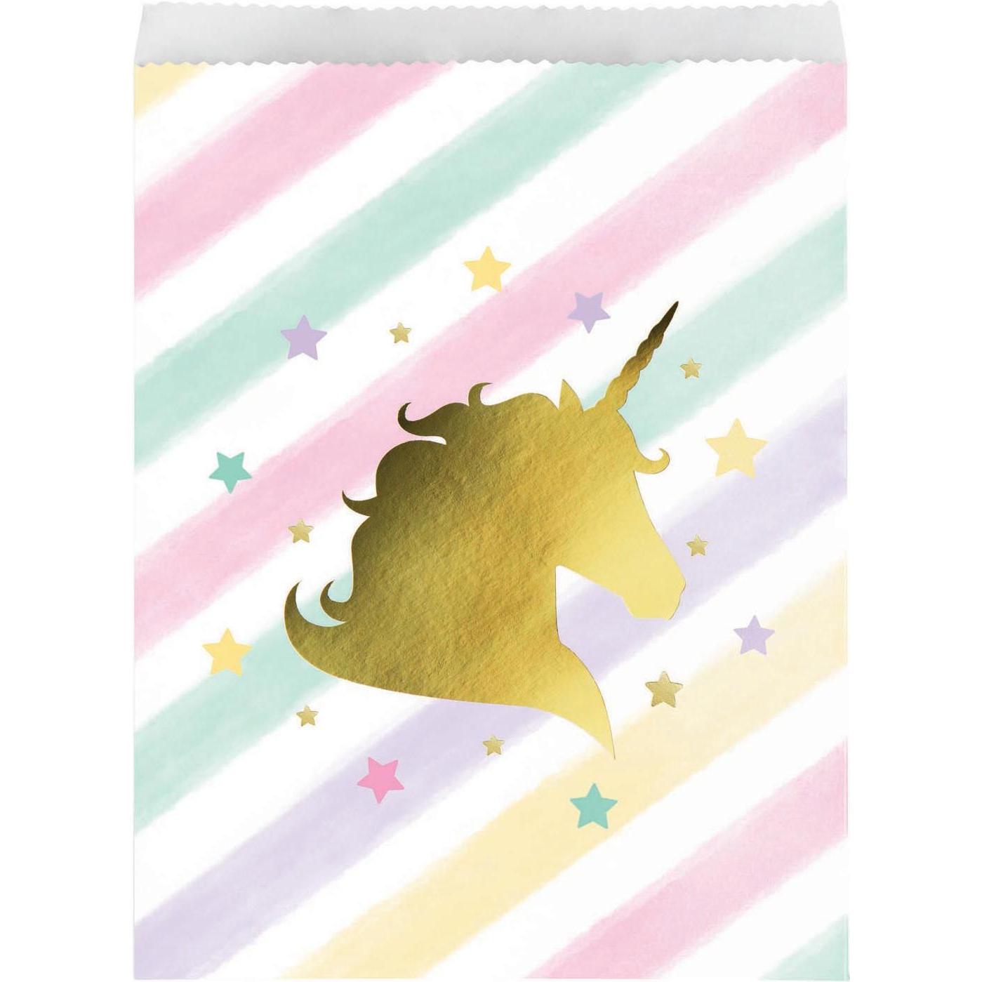 Haza Witbaard Einhorn Partytüten, 10St.
