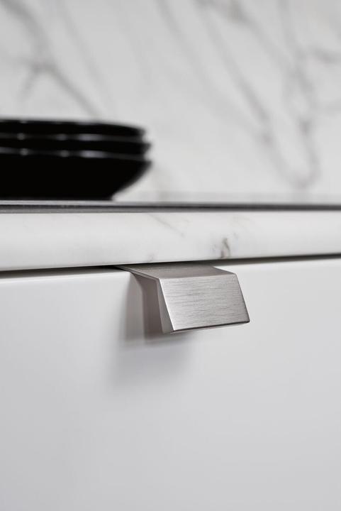 Actual product image Furnipart Handle strip furniture handle Bench LA 20 L 40mm aluminium stainless steel effect