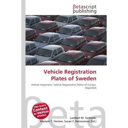 Vehicle Registration Plates of Sweden, Ratgeber