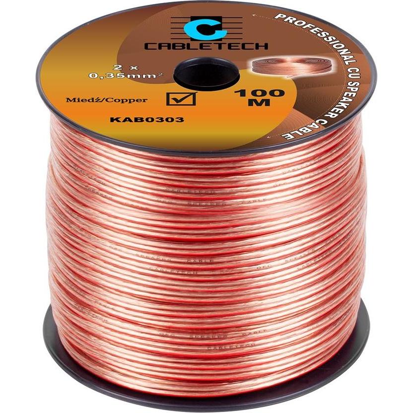 Cabletech 0,35 mm Lautsprecherkabel (0.12 m), Lautsprecherkabel