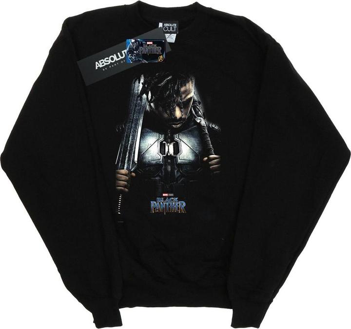 Produktbild Black Panther Killmonger Poster Baumwolle Sweatshirt (XL)